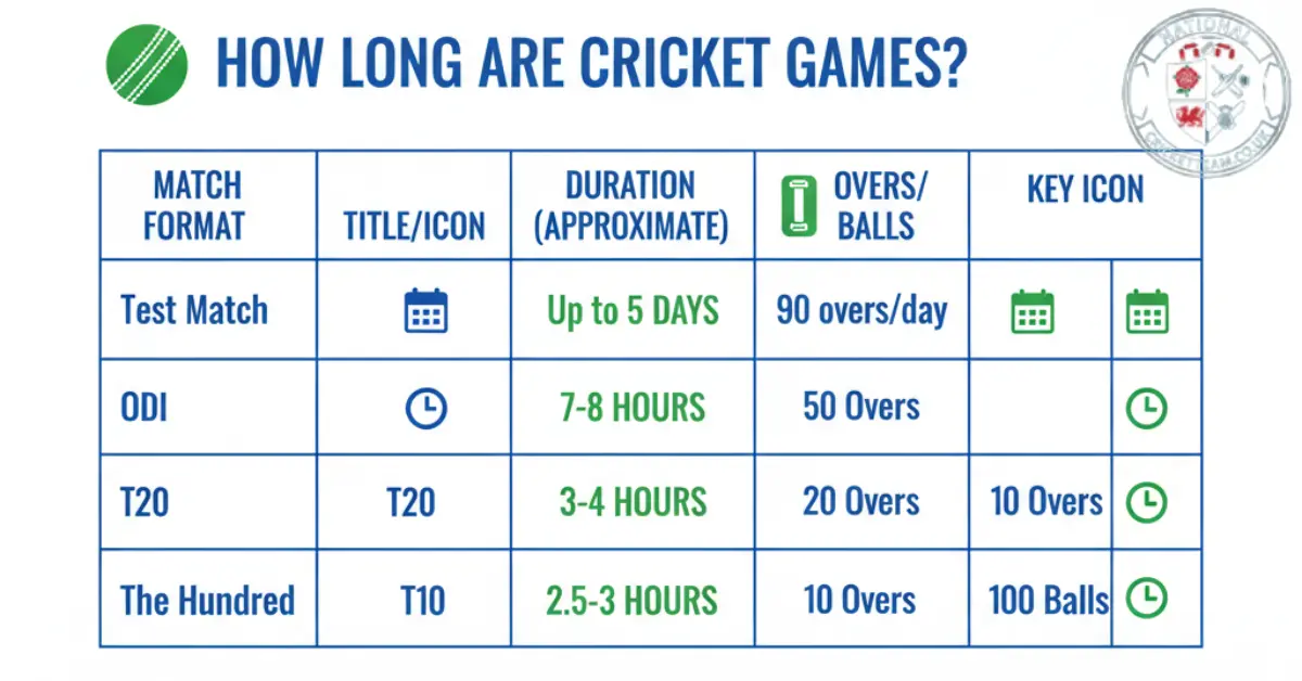 How Long Are Cricket Games