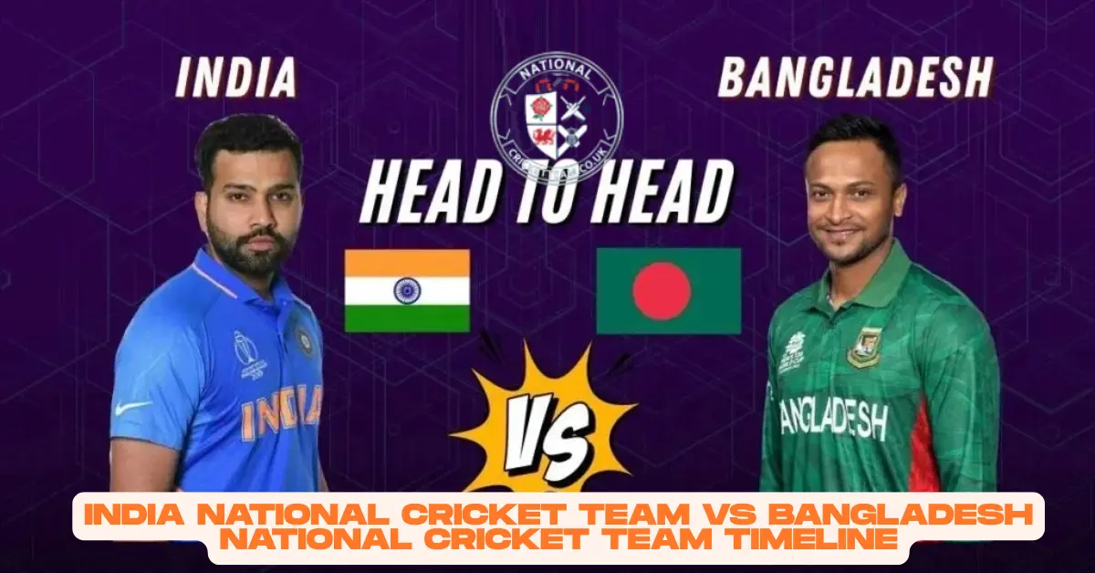 India National Cricket Team vs Bangladesh National Cricket Team Timeline
